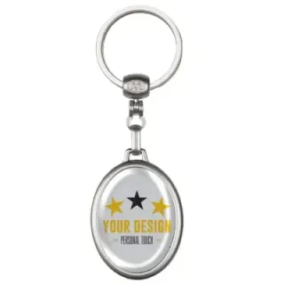 Keyring metal, oval - LT99652 (gadzety reklamowe)